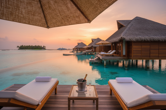Maldives overwater bungalow