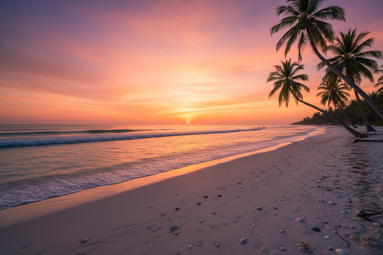 Realistic Beach Sunset